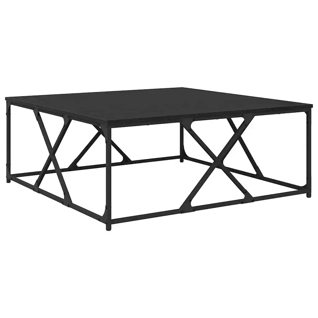 Tavolino da salotto | Tavolino da caff¨¨ | Tavolino da Soggiorno Rovere Nero 100 x 100 x 40 cm
