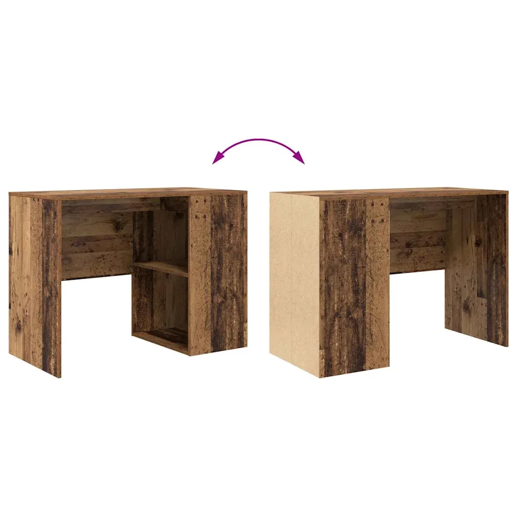 Scrivania | Tavolo da Ufficio Legno vecchio 102 x 50 x 75 cm Legno multistrato