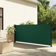 Tenda da Sole Laterale Retrattile-Tenda parasole per giardino Verde Scuro 140x300 cm