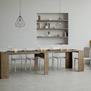 Consolle allungabile 90x48/308 cm Basic noce