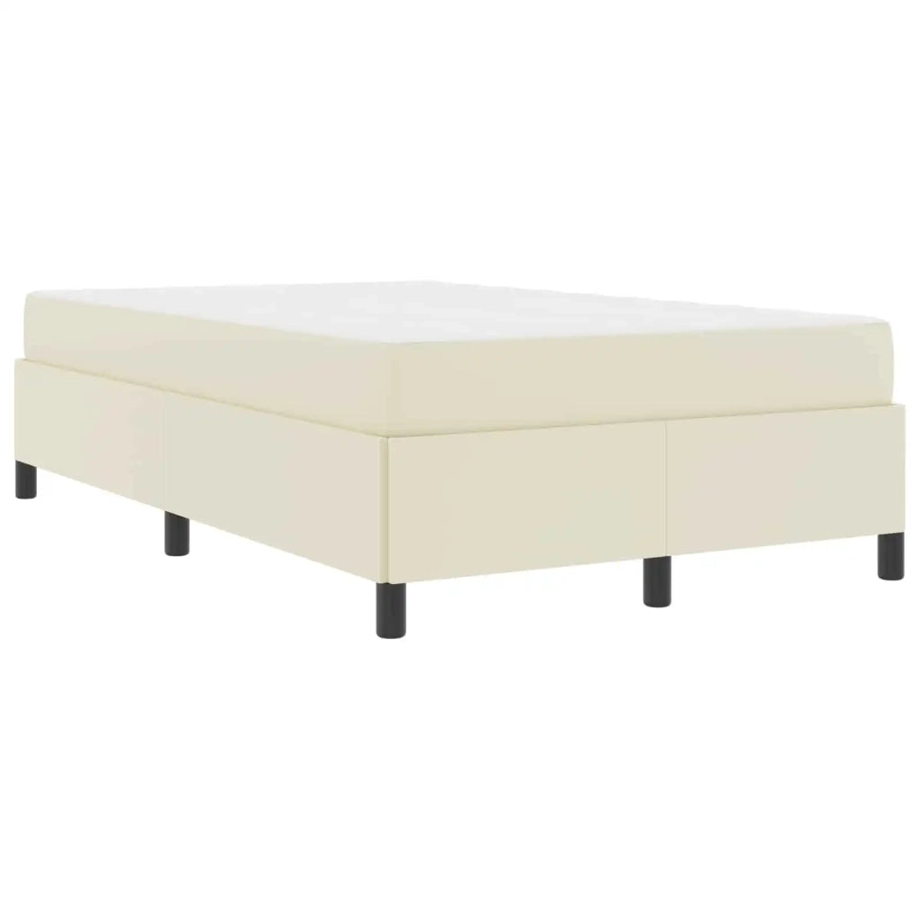 Struttura del letto con materasso-Giroletto Crema 120 x 200 cm Tessuto 291838