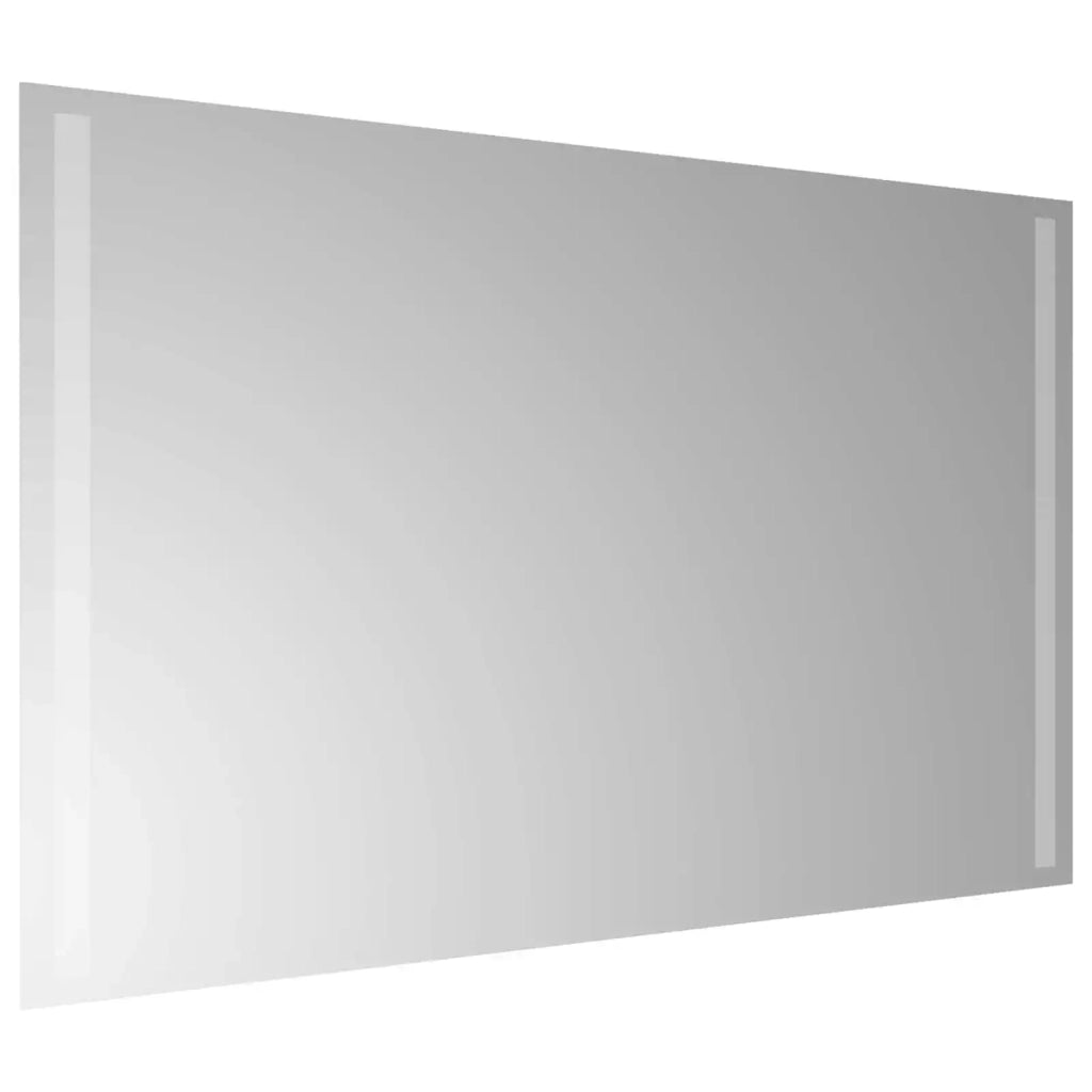 Specchio da bagno LED Trasparente 80 x 50 cm vetro temperato 42045798
