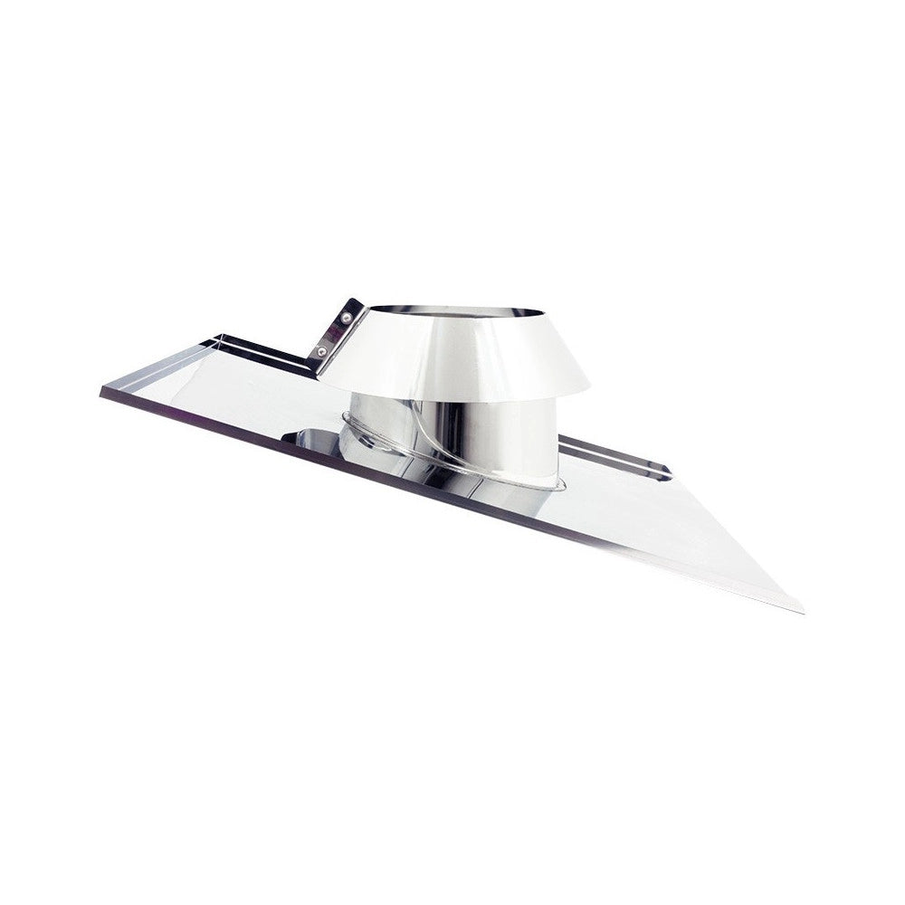 Faldale inclinato da 100mm in acciaio inox 6 decimi aisi 304