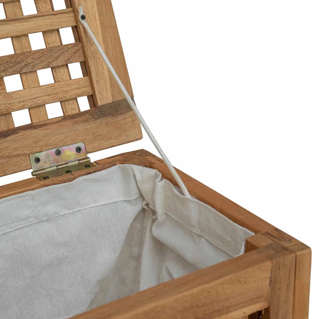Cesto per Lavanderia Naturale 35 x 25 x 60 cm 42024288