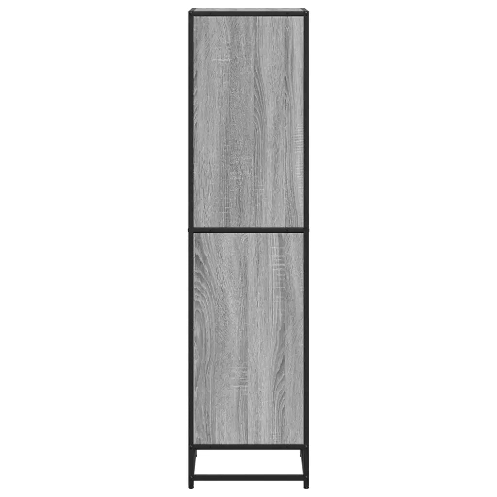 Libreria Grigio Sonoma 40x35x139 cm in Legno Multistrato 849127