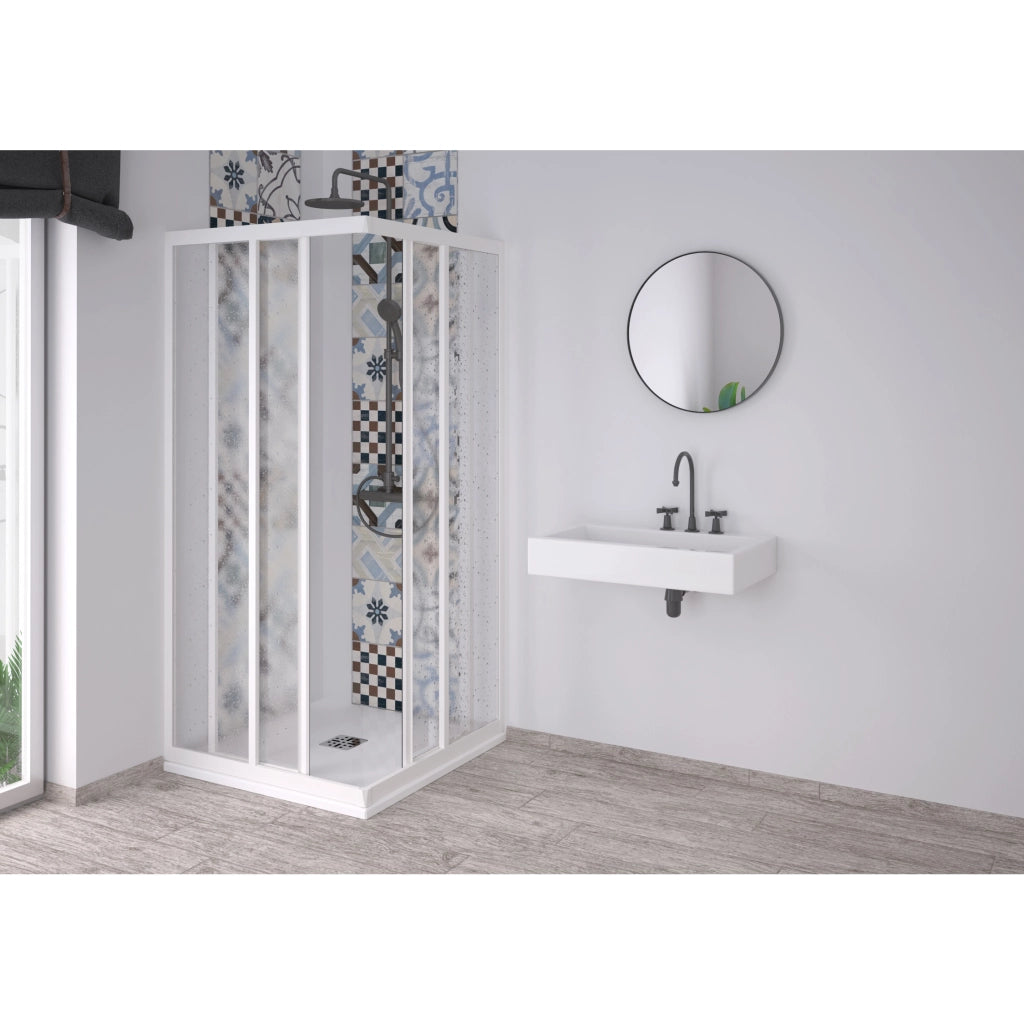 BOX DOCCIA ANGOLARE ACRIL 70/75X70/75XH190CM PVC