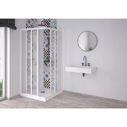 BOX DOCCIA ANGOLARE ACRIL 70/75X70/75XH190CM PVC