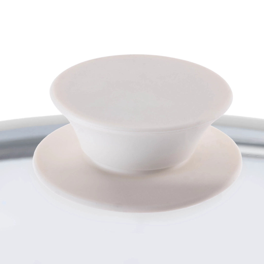Coperchio in vetro KADAX da 24 cm, universale, resistente al calore, per pentole e padelle.
