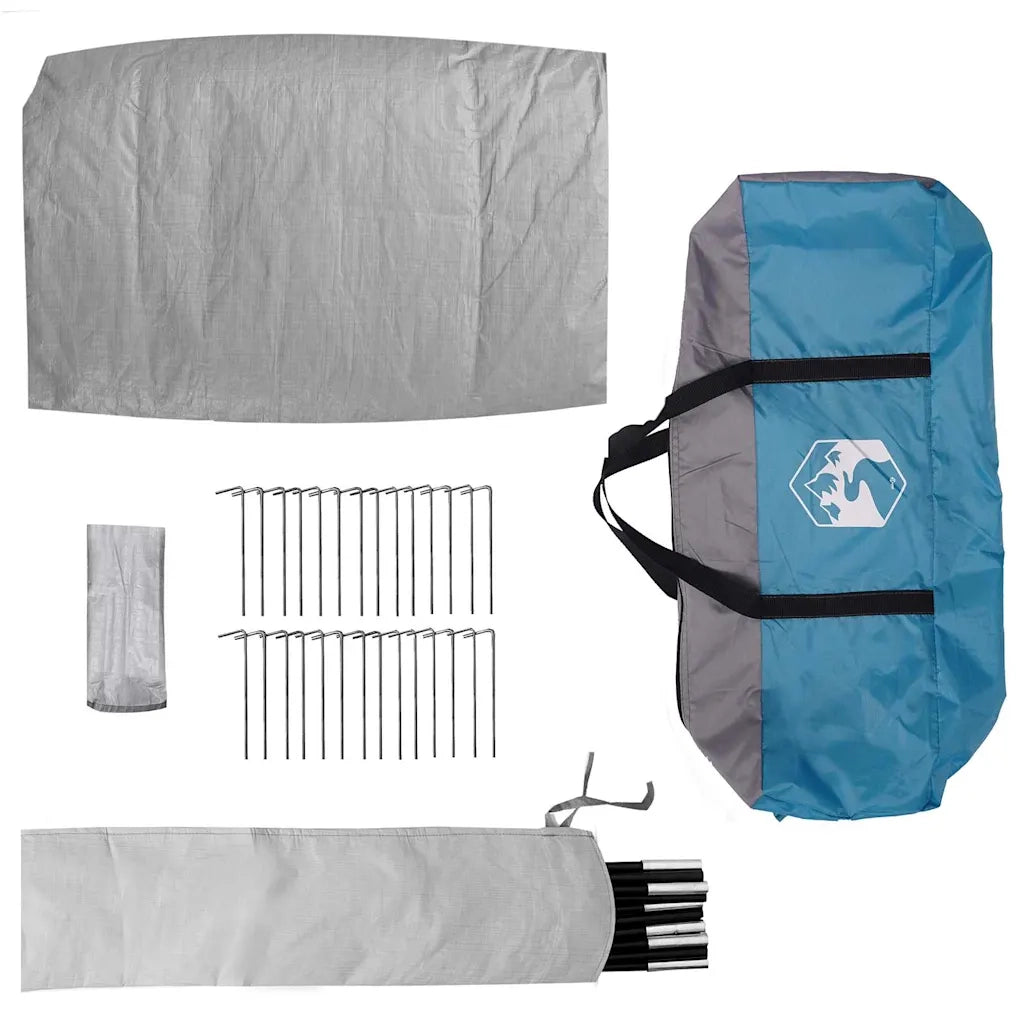 Tenda Tipi con tetto Blu 404 x 370 x 270 cm taffetà 42000964