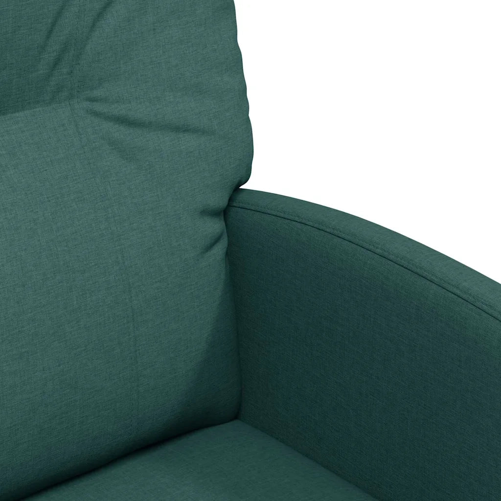 Sedie da Pranzo con Ruote 2 pz | Sedie da cucina Verde scuro 57 x 67 x 95 cm
