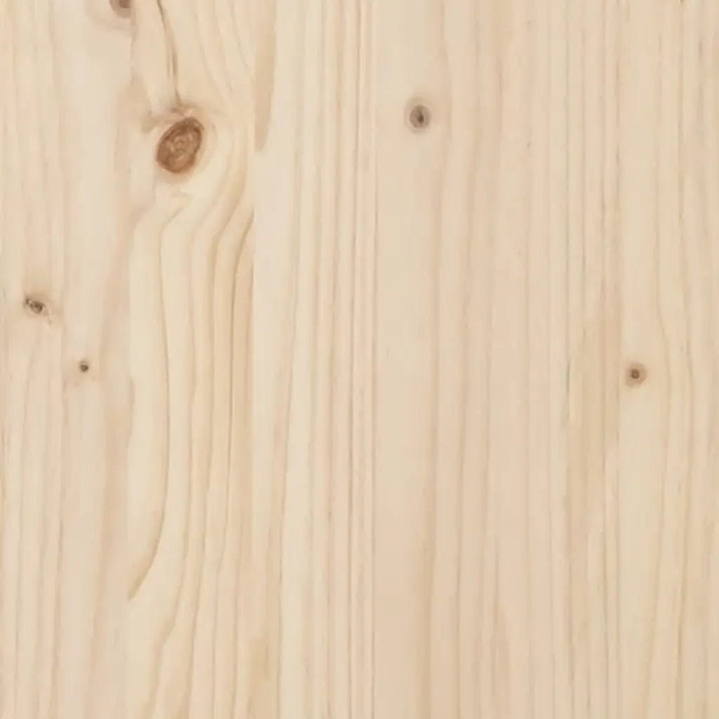 Testiera per Letto 125,5x4x100 cm in Legno Massello di Pino 818560