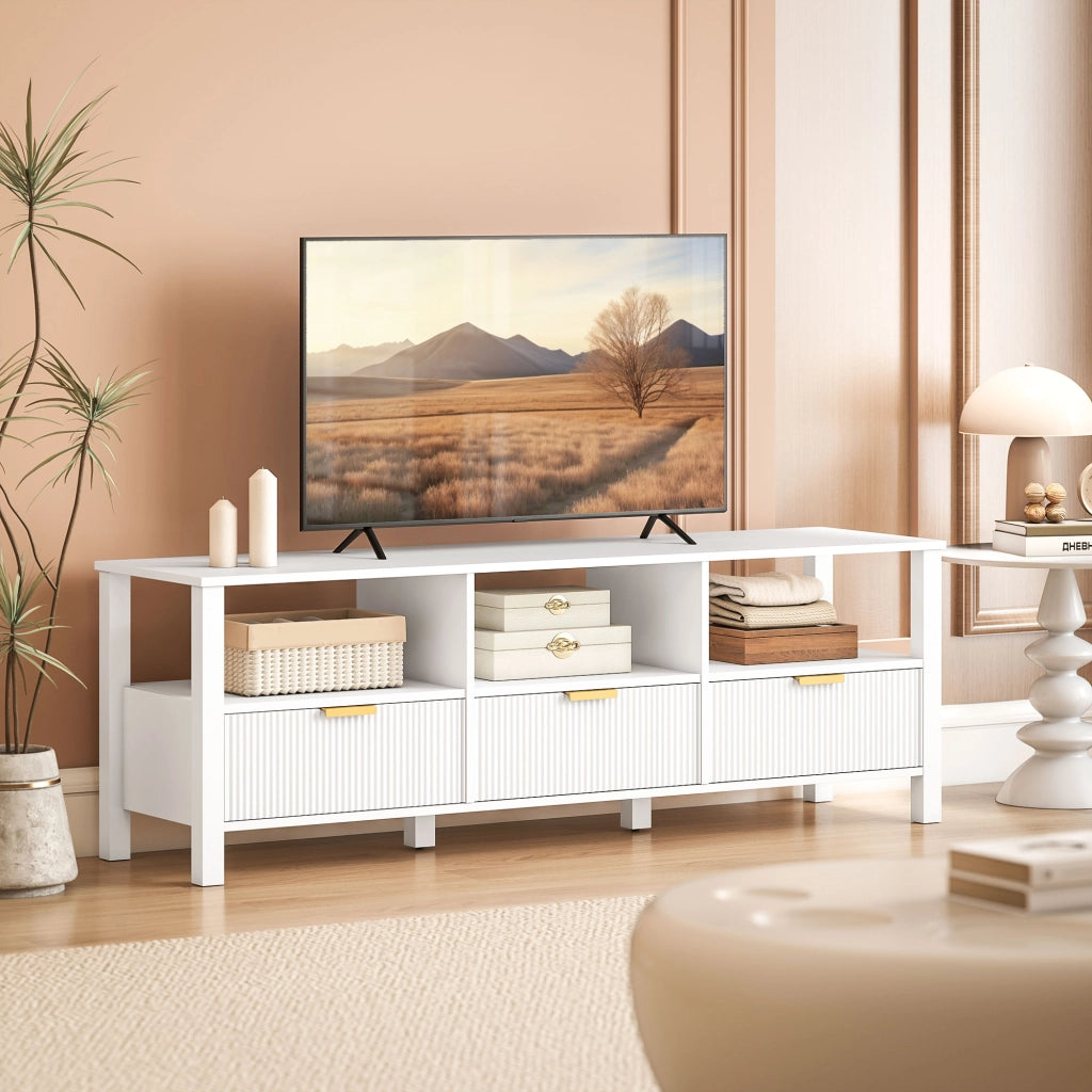 Mobile TV ¨C Minimal ¨C Bianco 152x39.5x50cm