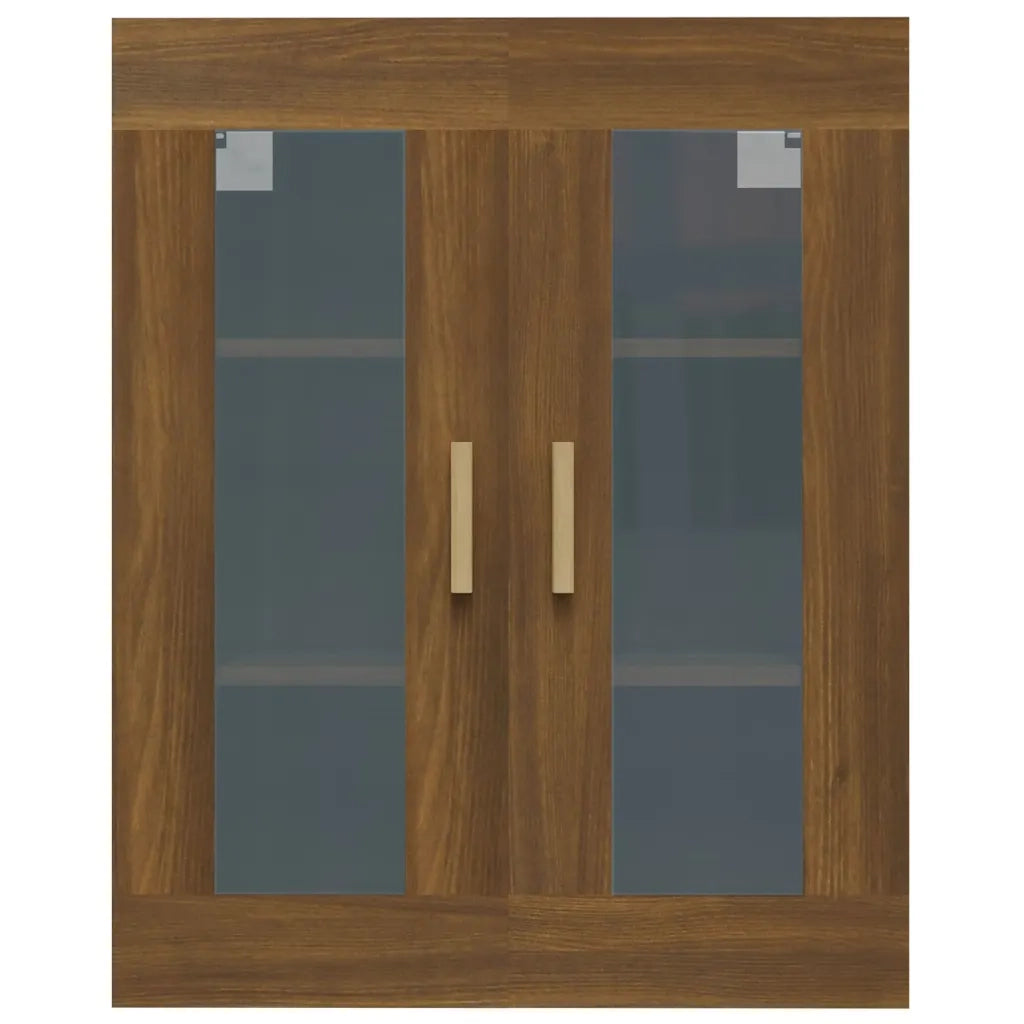 Armadietto Pensile a Parete Rovere Marrone 69,5x34x90 cm 817389