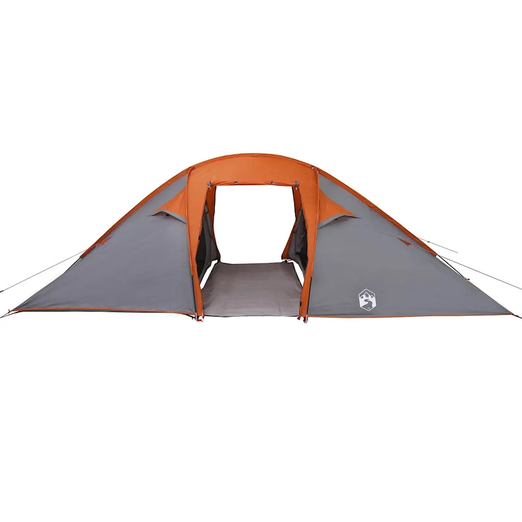 Tenda tunnel-Tenda da campeggio Grigio e arancione 510 x 240 x 156 cm taffet¨¤