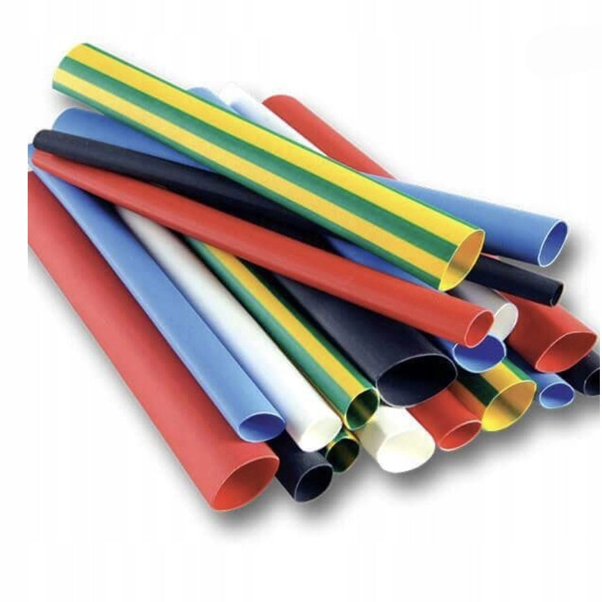 Set di Tubetti Termorestringenti Rosfix – 850 Pezzi, 12 Specifiche, 5 Colori | Poliolefina, Diametro 1-14mm