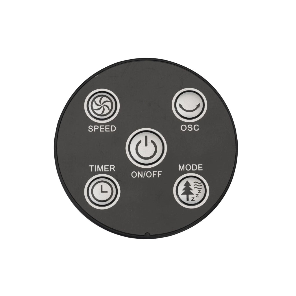 Bimar VC78 Ventilatore a Colonna 80 cm 45 W 3 Velocita' Timer 7.5 h Telecomando Oscillazione Automatica colore Nero
