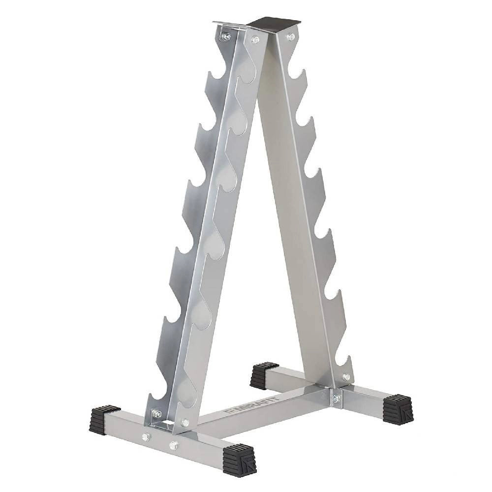 Trade Shop - Rastrelliera Verticale Per Manubri Manubrio Struttura In Acciaio Nera O Argento -