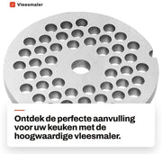Vetrificatore Professionale per Carne - Disco/Macchina 5/7mm - Materiale Leggero - Sicuro e Duraturo - Facile da Pulire - Macchina per Carne