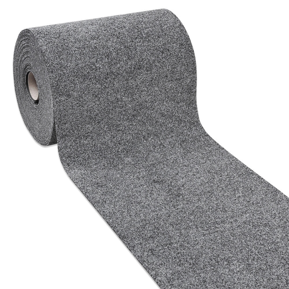 Passatoia Ingresso Moquette Asciugapassi Tinta Unita Corridoio Marciapiede 100x260 Cm Grigio