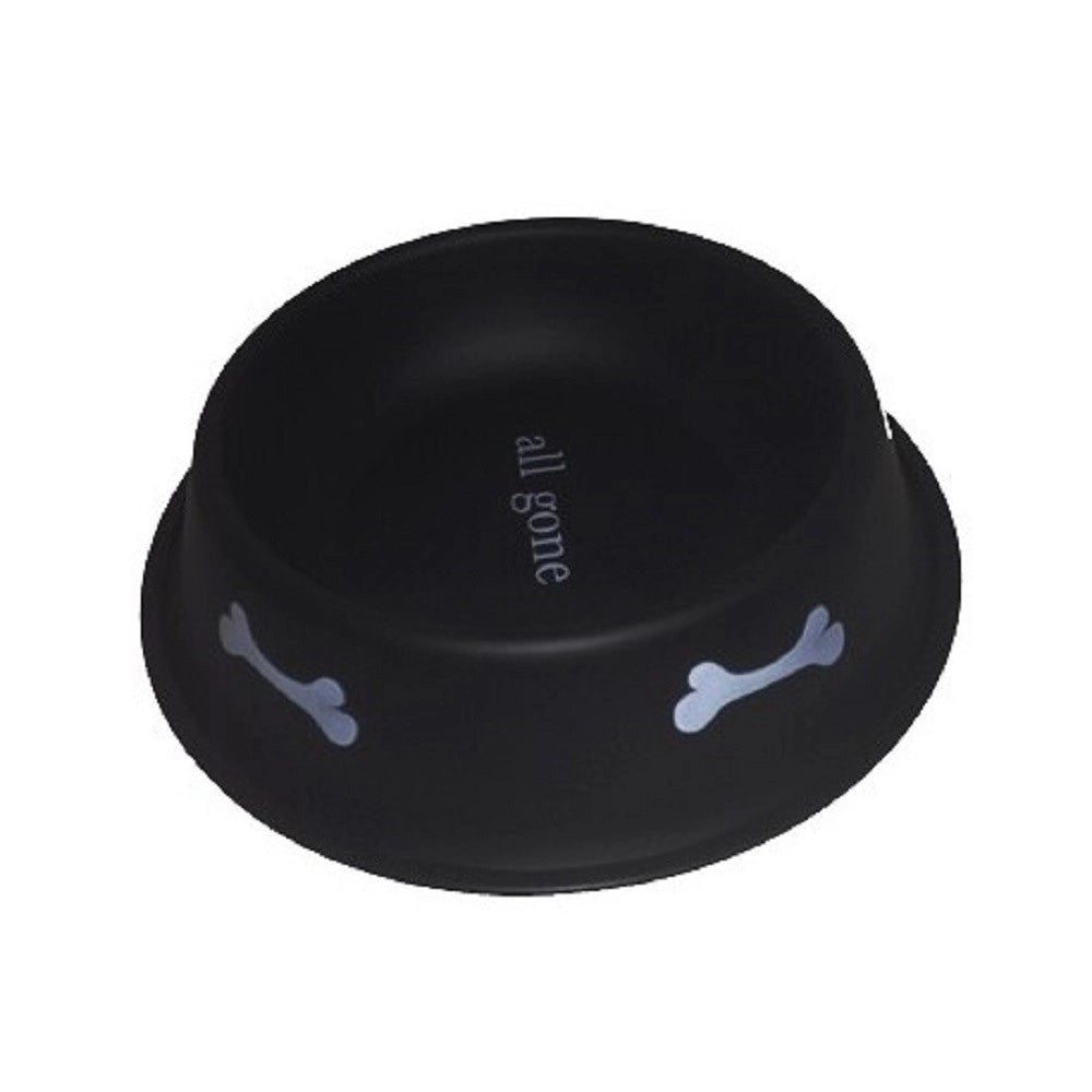 Trade Shop - Ciotola In Ferro Per Cani E Gatti Dotata Di Antiscivolo Diametro 22 Cm -