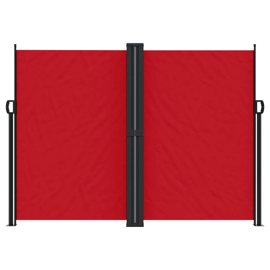 Tenda da Sole | Tenda parasole Laterale Retrattile Rossa 180x1200 cm