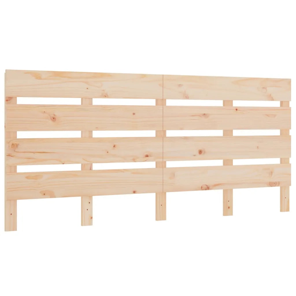 Testiera per Letto 160x3x80 cm in Legno Massello di Pino 821352