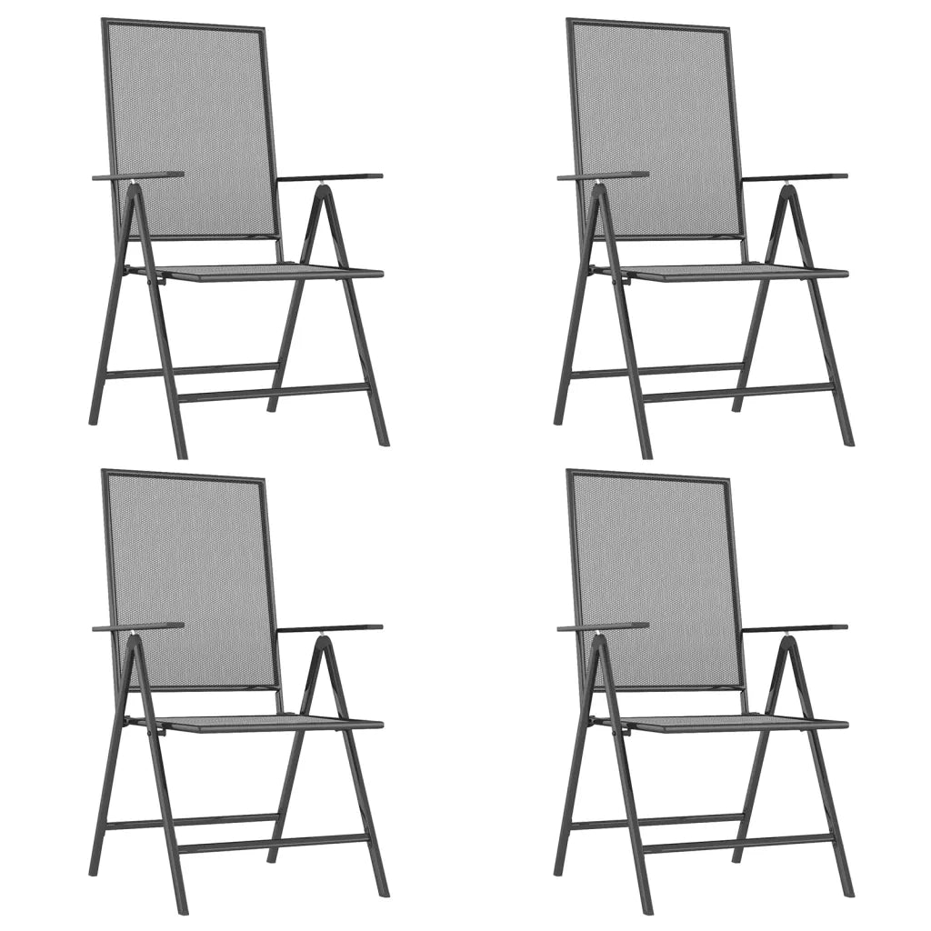 Set da Pranzo da Giardino 5 pz in Acciaio Antracite 3187979