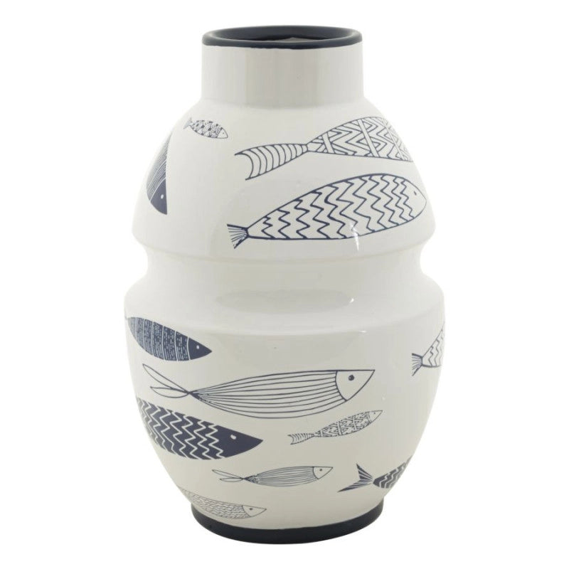 Vaso Ceramica Amica Fish cm ø 21x31