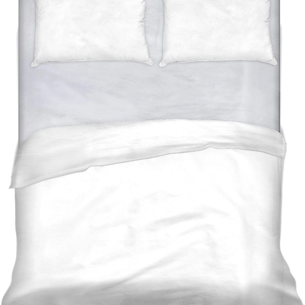 Lenzuolo letto sotto con angoli 100% puro cotone Made in Italy tinta unita Bianco - 1 Piazza e mezza