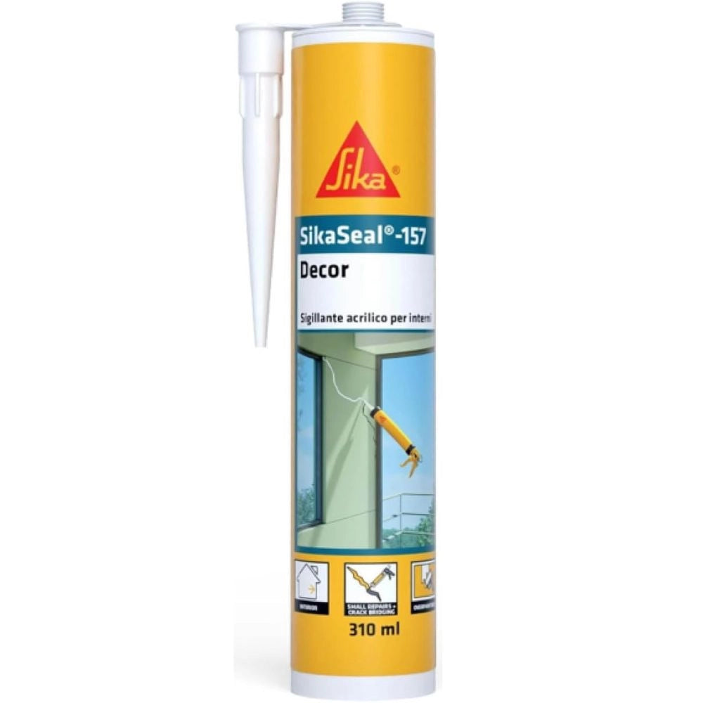 Sika sikaseal 157 decor sigillante acrilico per decorazioni interne 310 ml