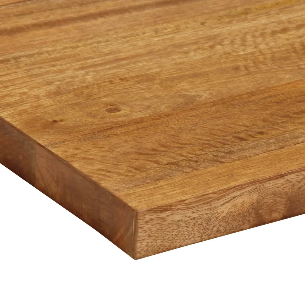Piano per Tavolo 80x40x3,8 cm Rettangolare Legno Massello Mango 371643