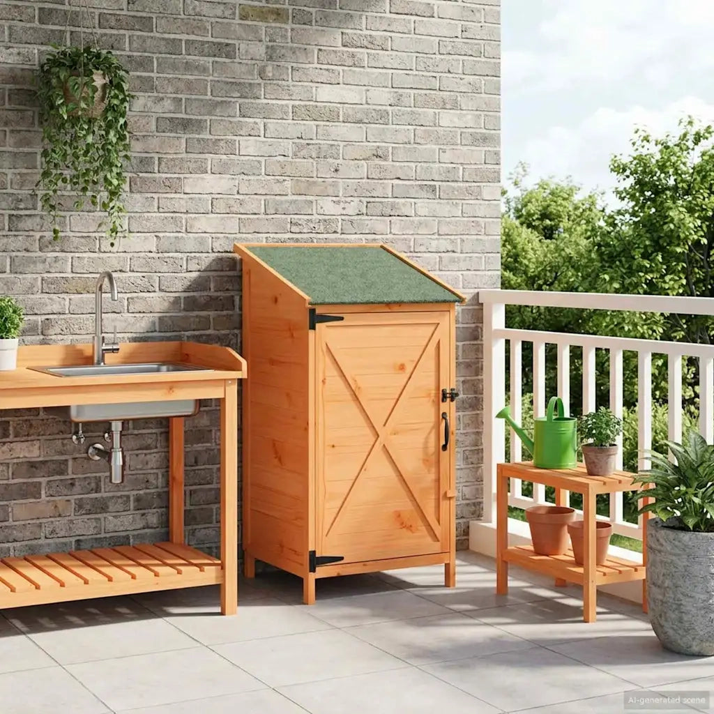 Capanno da Giardino Marrone 59,5 x 56 x 113,5 cm 42033471