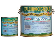PITTURA DI FONDO OPACA ALL'ACQUA IDROBIANCOLITE- - ml.750 - 6 pezzi