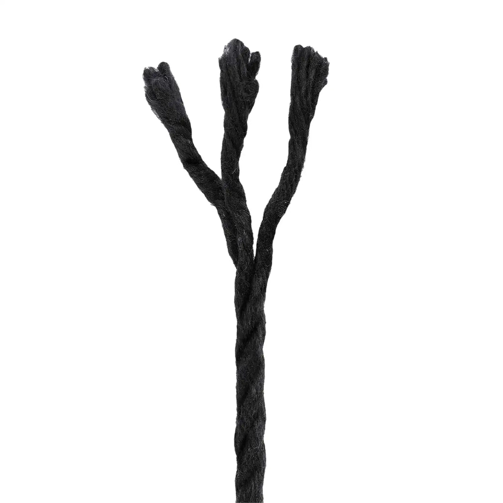 Spago di Cotone 2 pz 2 mm 100 m Nero 100% Cotone 42011793