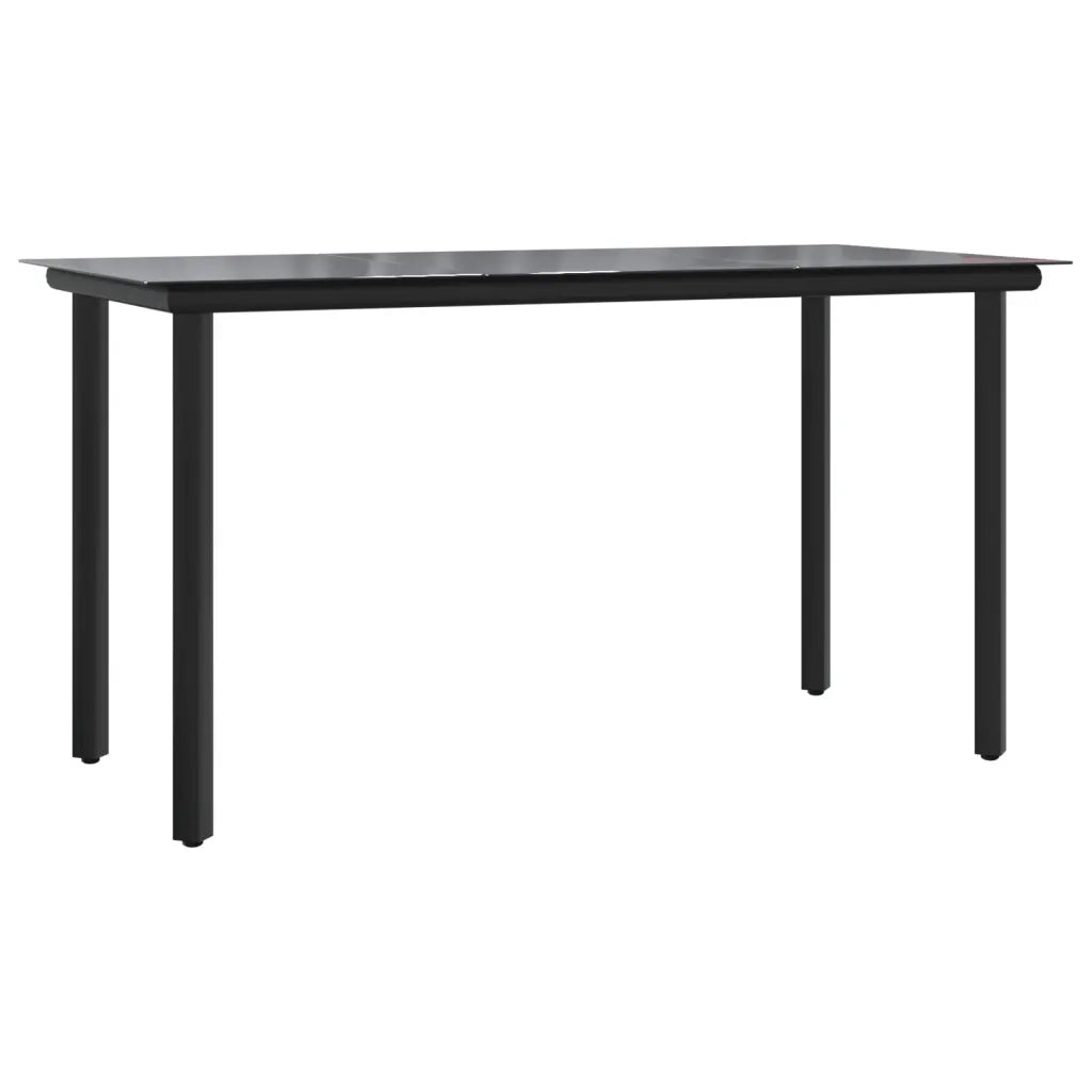 Set da Pranzo da Giardino 7 pz Cuscini Polyrattan Grigio Chiaro
