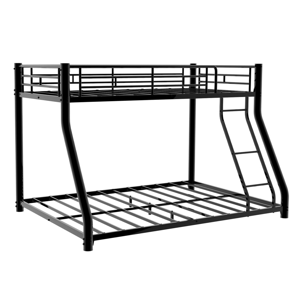LETTO a castello 90x190/140x190 cm Ferro Nero