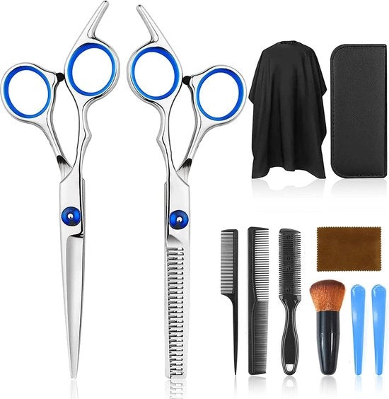 Set di Taglio - Aspirapolvere per Capelli - Set di Aspirapolvere per Capelli - Cappuccio da Barbiere - Set Completo di Taglio