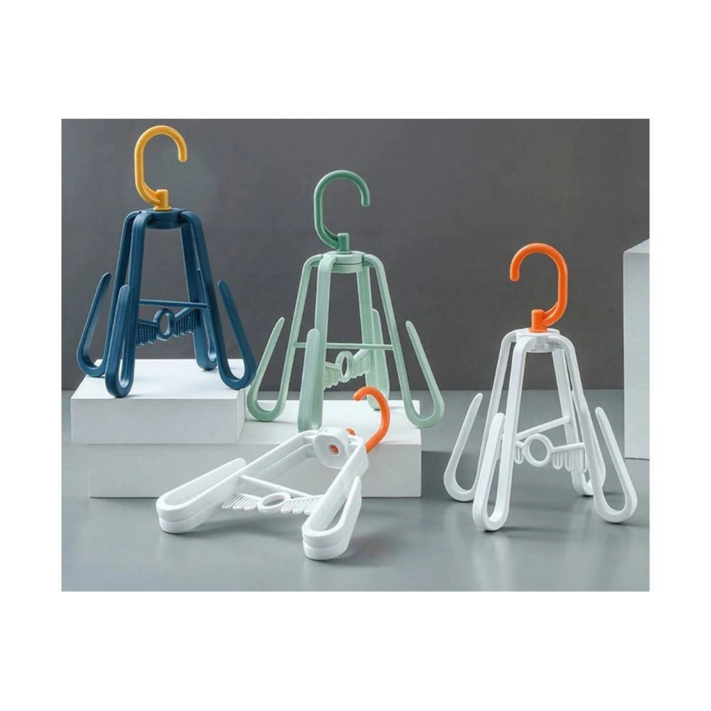 Trade Shop - Gruccia Per Scarpe Pieghevole Portascarpe Appendino Gancio Multifunzionale -