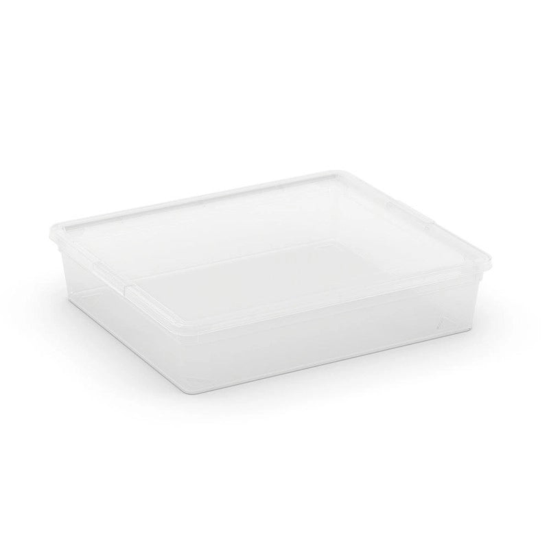 Contenitore Kis con box flat trasparente 9l cm 40x34x9 h