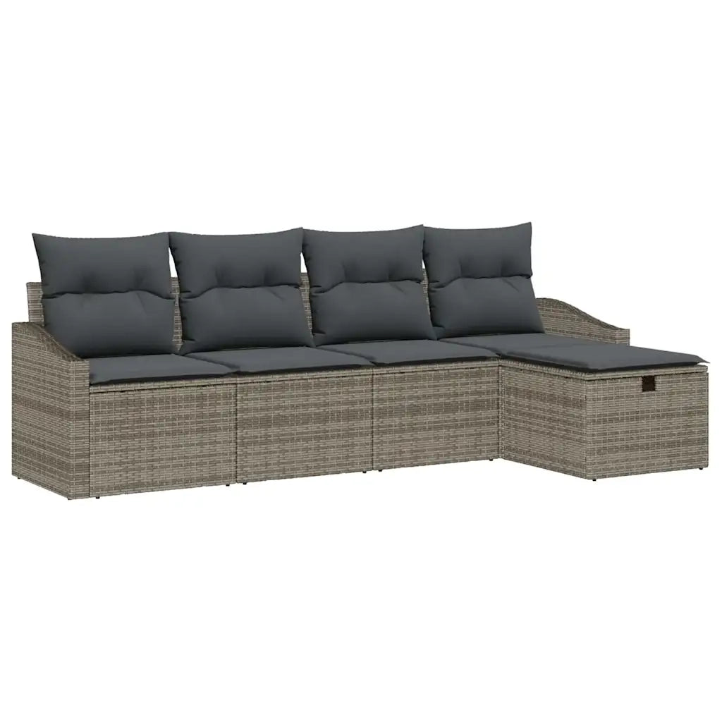 Set di divani con cuscino 6 pcs polyrattan