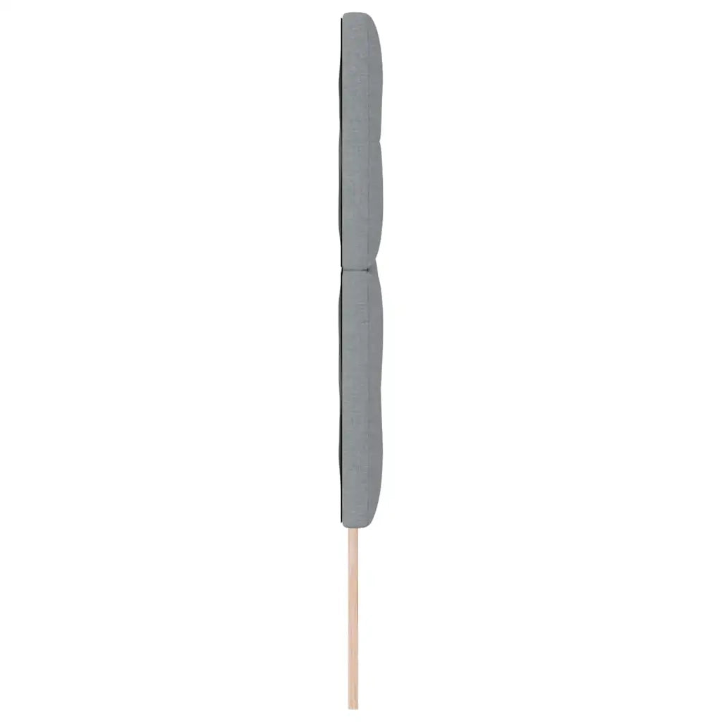 Testiera | Testata LED con strisce LED Grigio chiaro 144 cm Tessuto