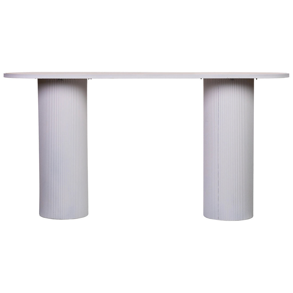 Mobile da ingresso in legno beige 150x45x75h cm