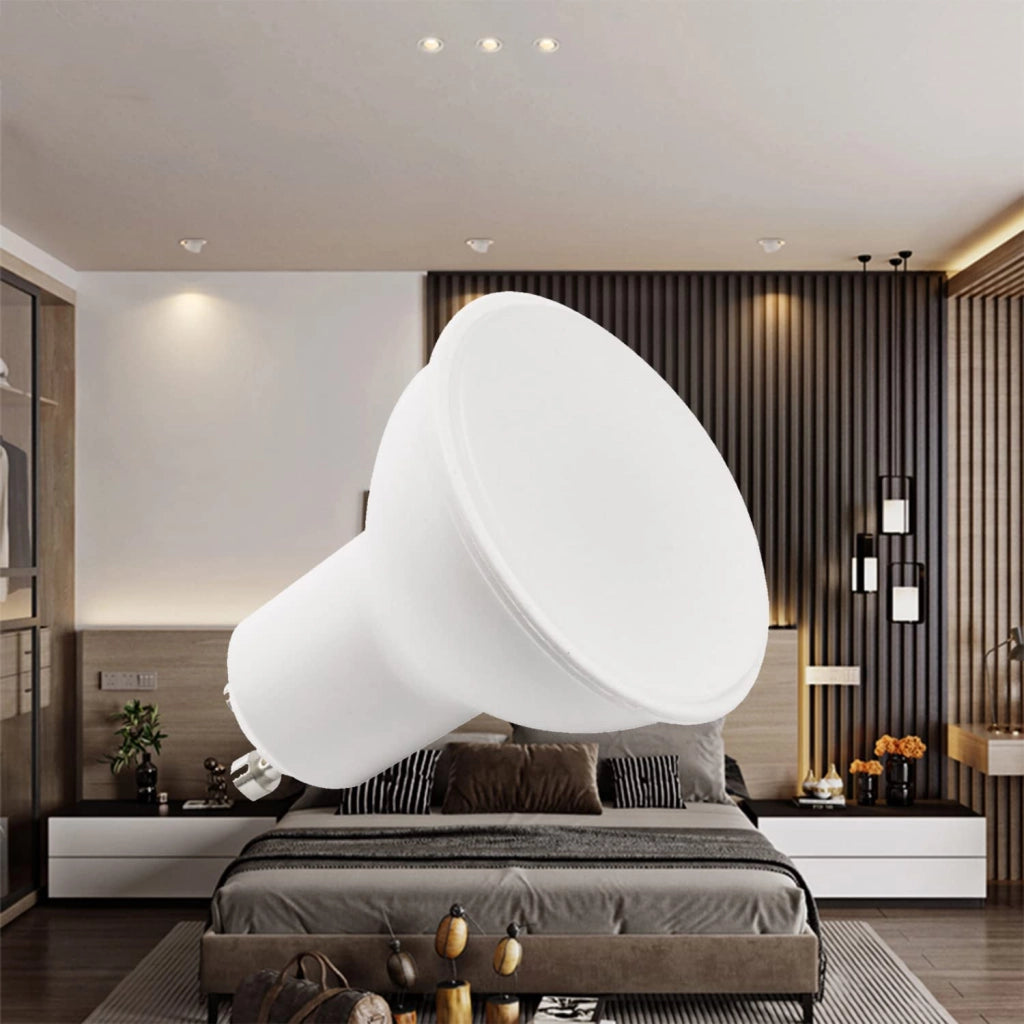 Lampada faretto 8W luce lampadina a led attacco con attacco GU10 da 220V bianca naturale 4000K