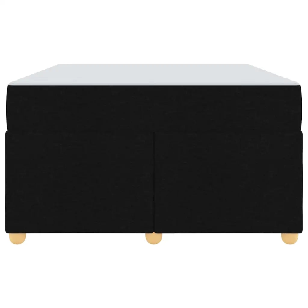 Struttura del letto con materasso Nero 120 x 190 cm Tessuto 3399344