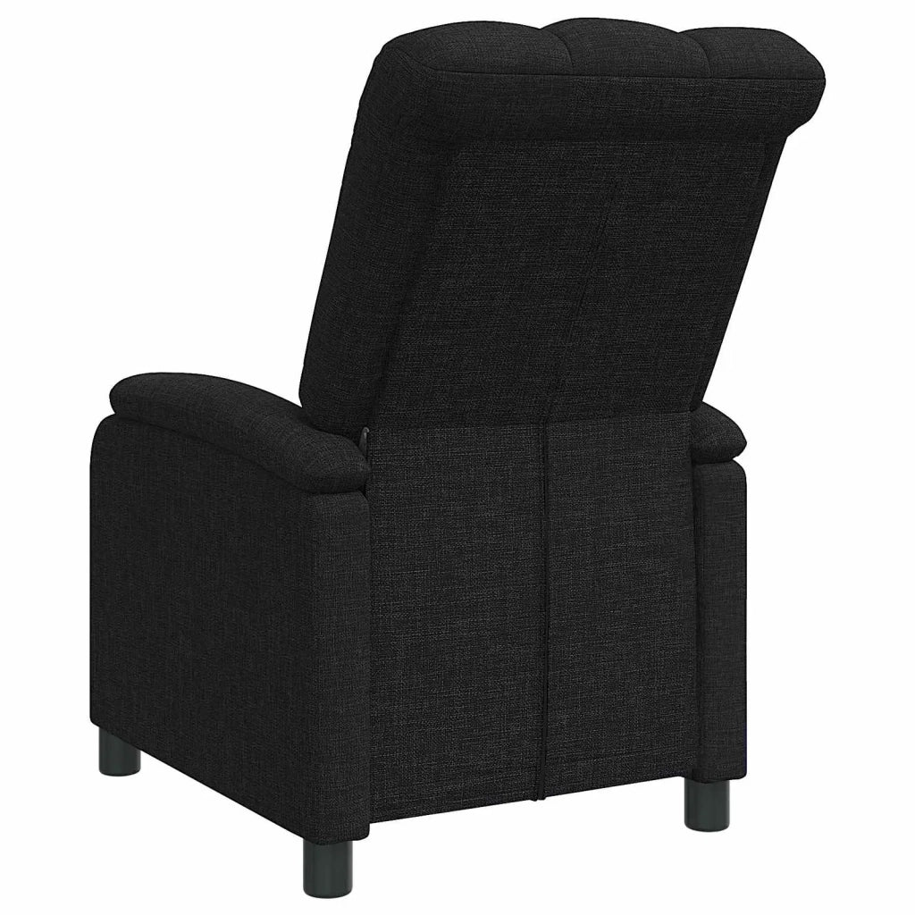 Divano Sedia-Poltrona reclinabile Nero Tessuto 915256