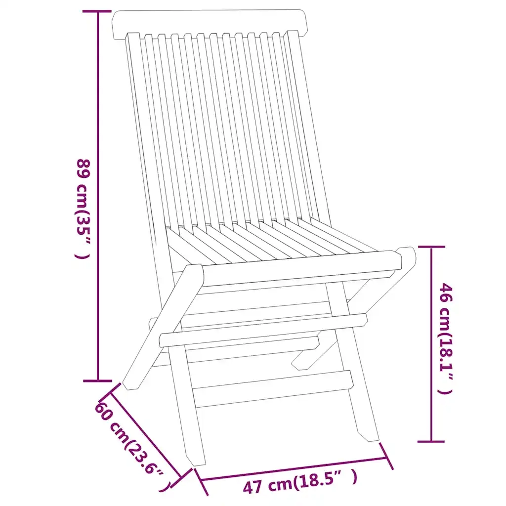 Set da Pranzo per Giardino 3 pz | Set Salotto da Giardino in Legno Massello di Teak