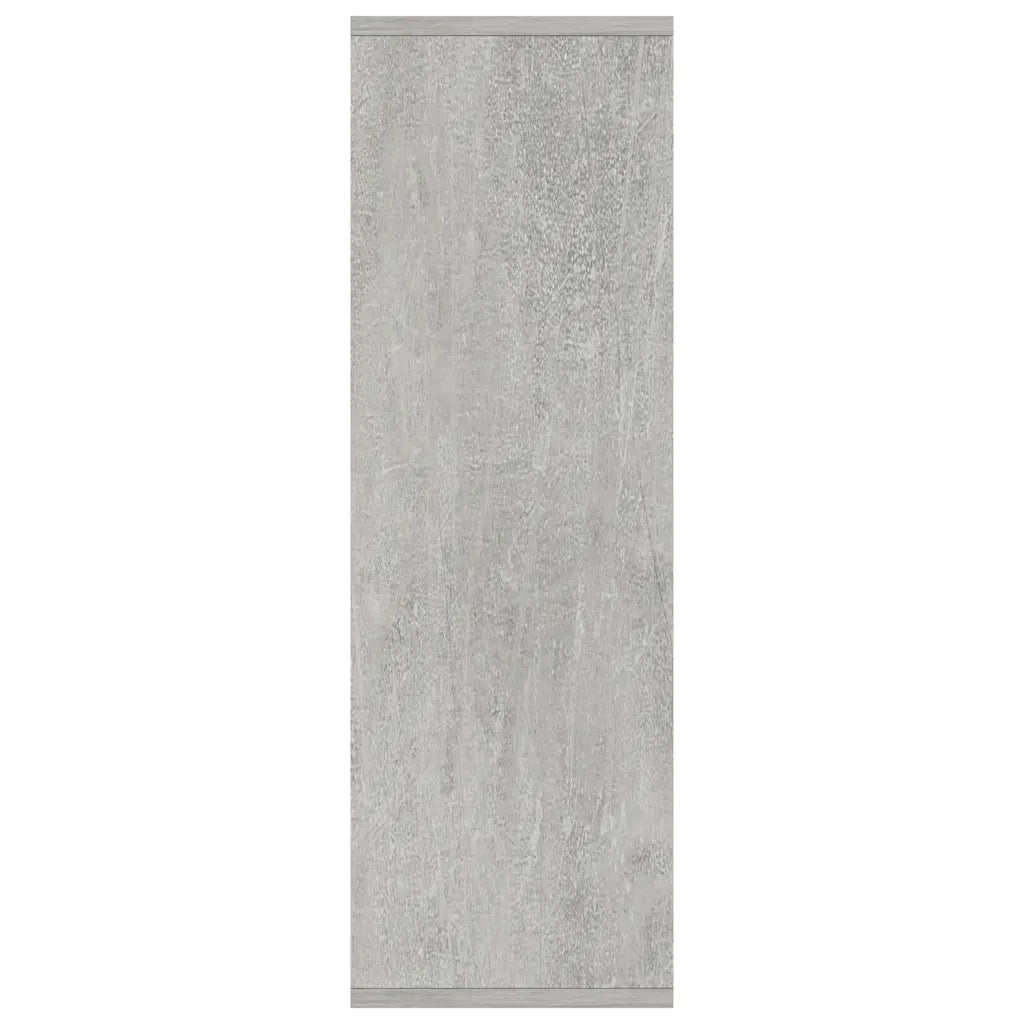 Libreria/Credenza Grigio Cemento 50x25x80 cm Legno Multistrato 800166