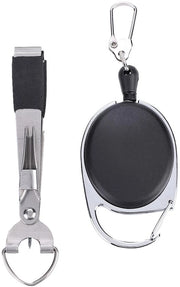 Attrezzo per pesca da surf Ergonomico - Multifunzionale - In acciaio inossidabile - 9 cm - Manici antiscivolo - Incluso raccordo con zingaro - Attrezzo per pesca da surf
