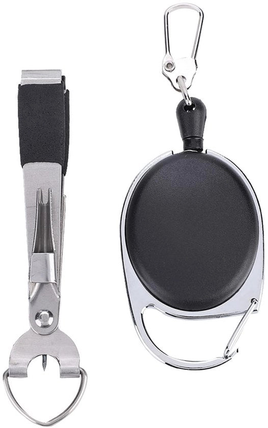 Attrezzo per pesca da surf Ergonomico - Multifunzionale - In acciaio inossidabile - 9 cm - Manici antiscivolo - Incluso raccordo con zingaro - Attrezzo per pesca da surf