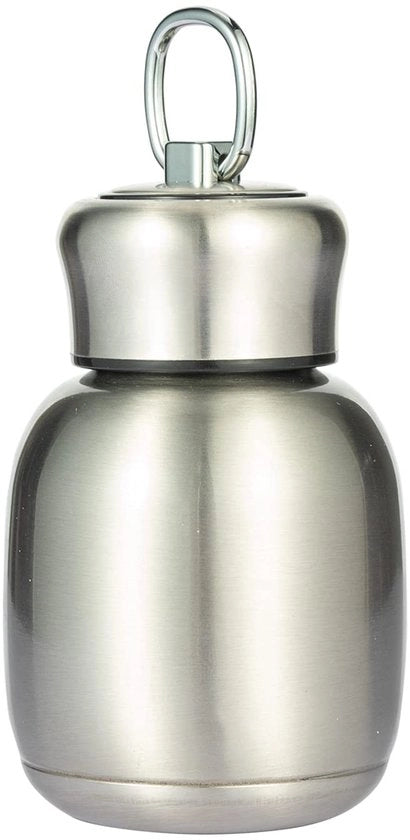 Flessa a Vapore Vacuüm Isolata 200 ml - Acciaio Inossidabile - Lekvrij - Portatile - Mantenimento della Temperatura fino a 12 Ore - Flessa a Vapore Isolata